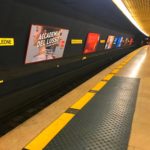 stazione di una fermata della metropolitana milanese
